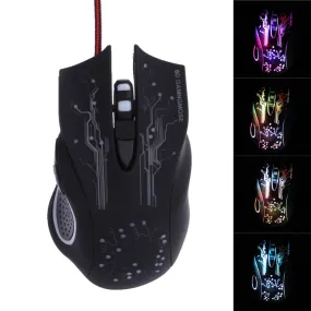 100% Brand New 3200DPI LED Optical 6D Button USB Wired Game Mouse for professional Pro Gamer Computer Laptop Mouse Mice