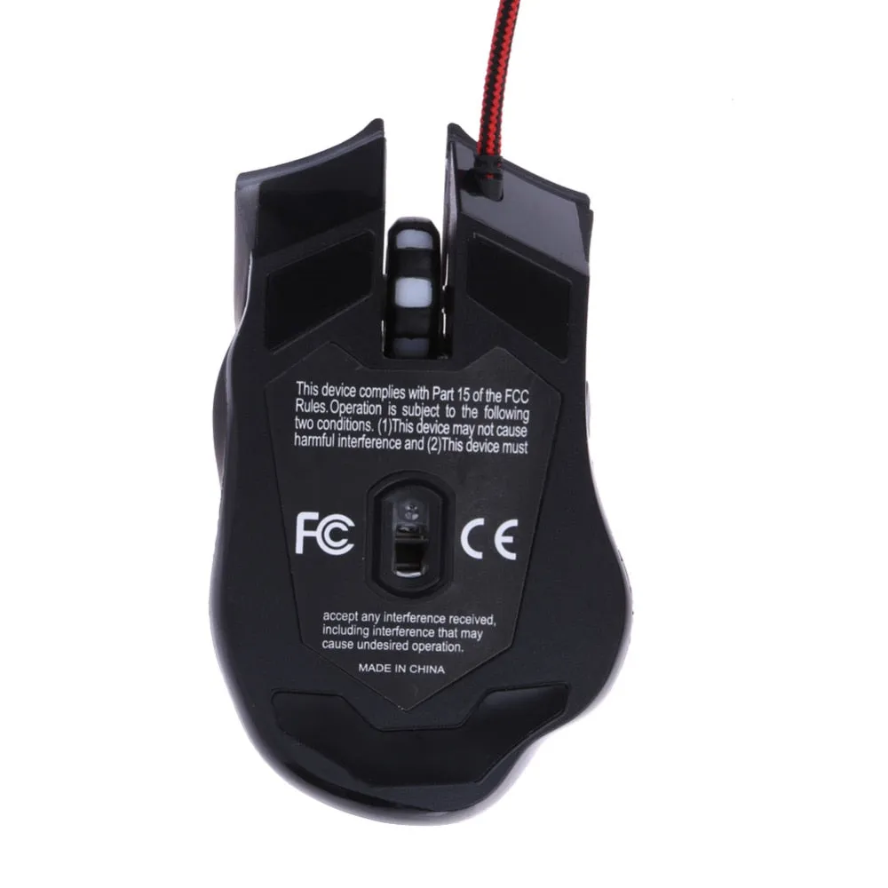 100% Brand New 3200DPI LED Optical 6D Button USB Wired Game Mouse for professional Pro Gamer Computer Laptop Mouse Mice