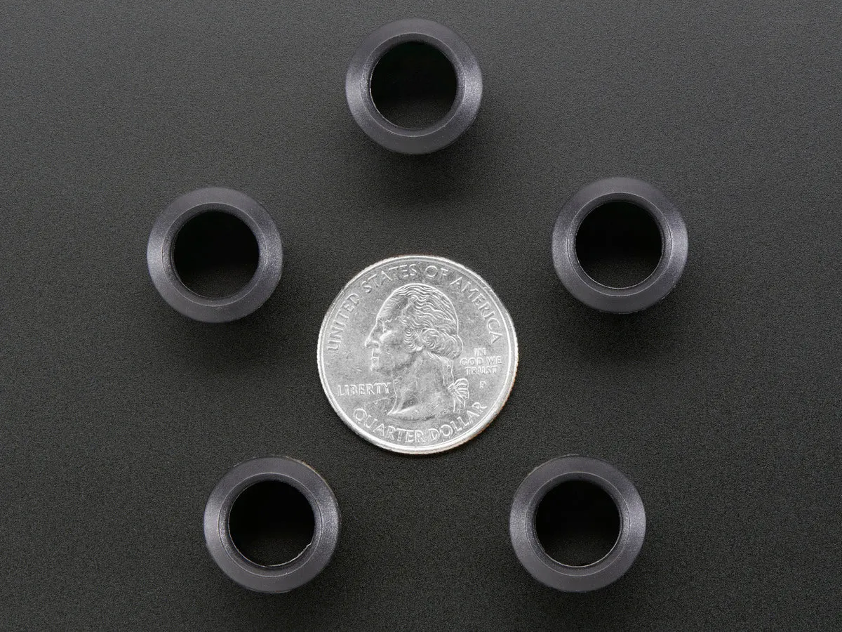 10mm Plastic Bevel LED Holder - Pack of 5