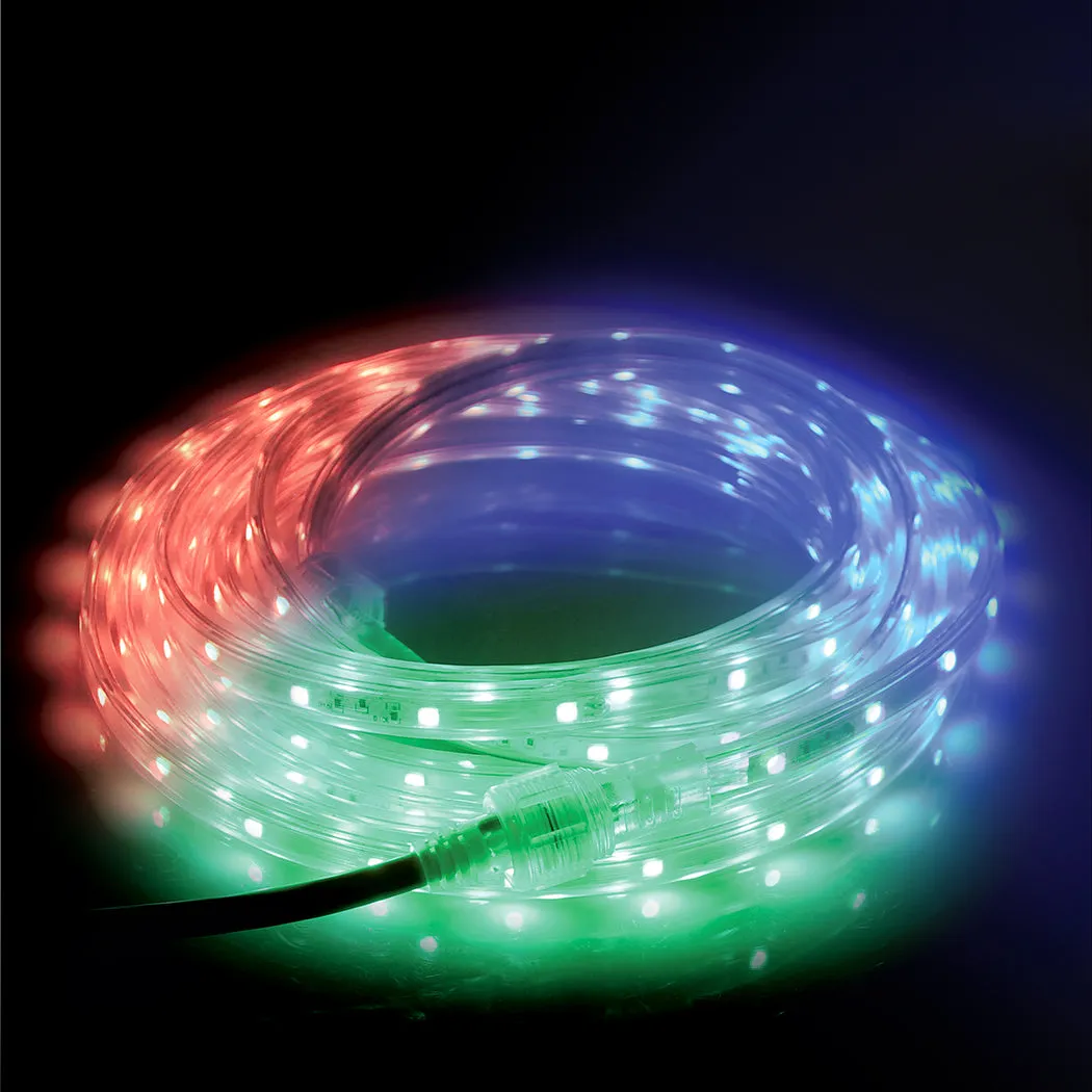16ft LED Flat Rope Light, Color Changing RGB, Linkable, Indoor/Outdoor