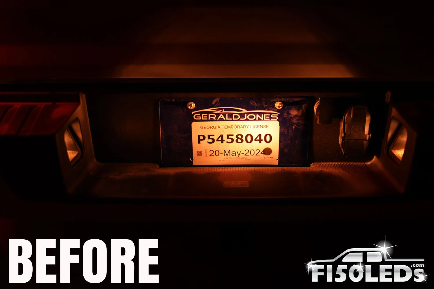 2024 F150 License Plate Tag LED Bulbs