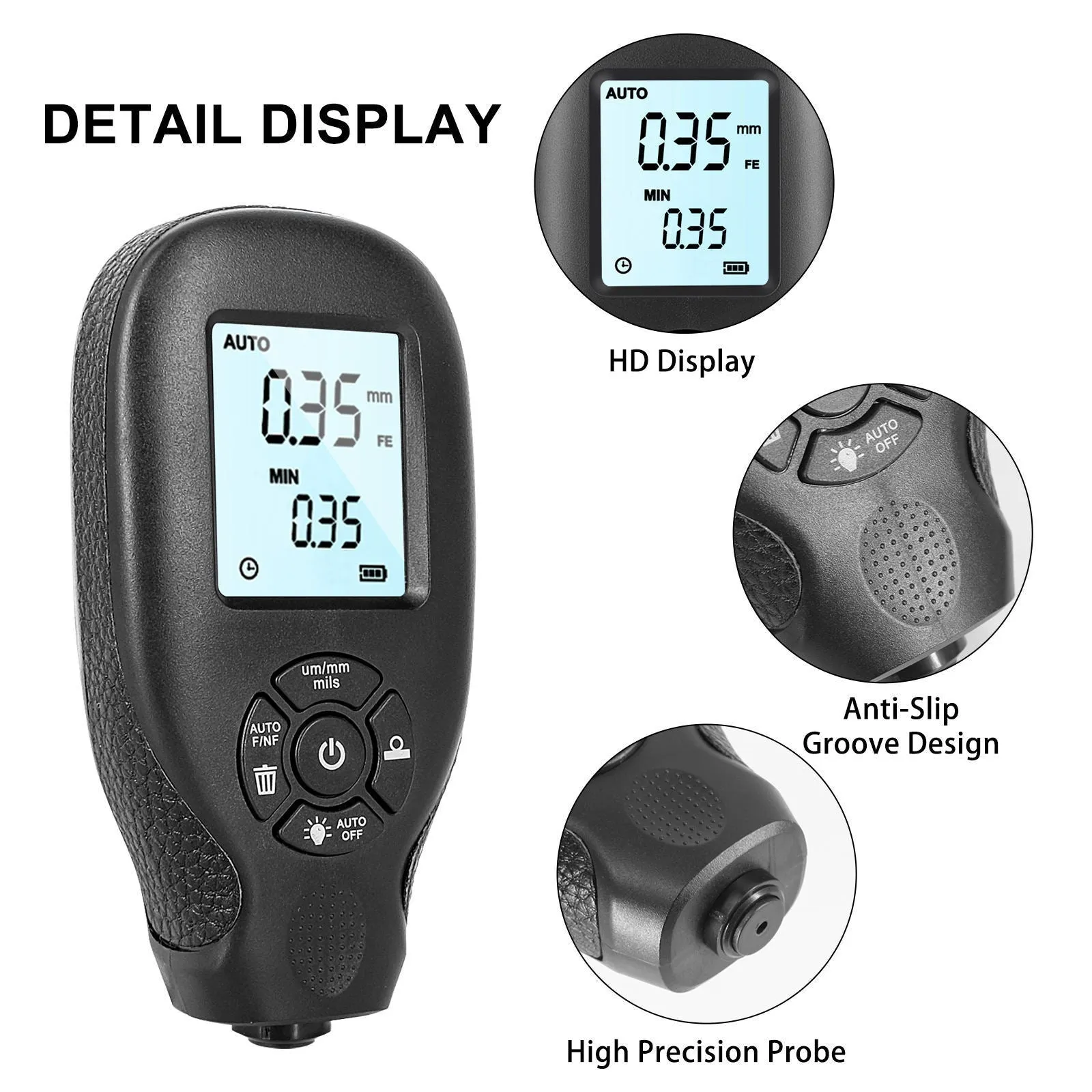 3.0 Coating Thickness Gauge High-precision Paint Thickness Gauge