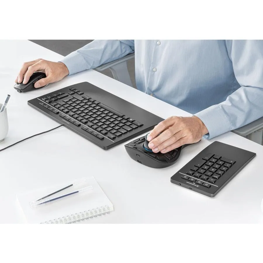 3Dconnexion Keyboard Pro with Numpad, US (QWERTY)