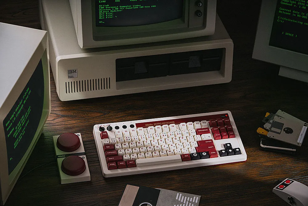 8BitDo - Retro Mechanical Keyboard - Fami Edition