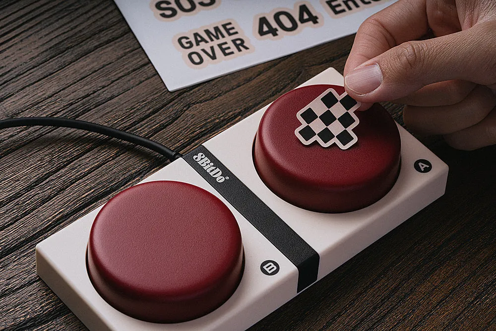 8BitDo - Retro Mechanical Keyboard - Fami Edition