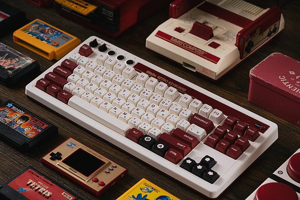 8BitDo - Retro Mechanical Keyboard - Fami Edition