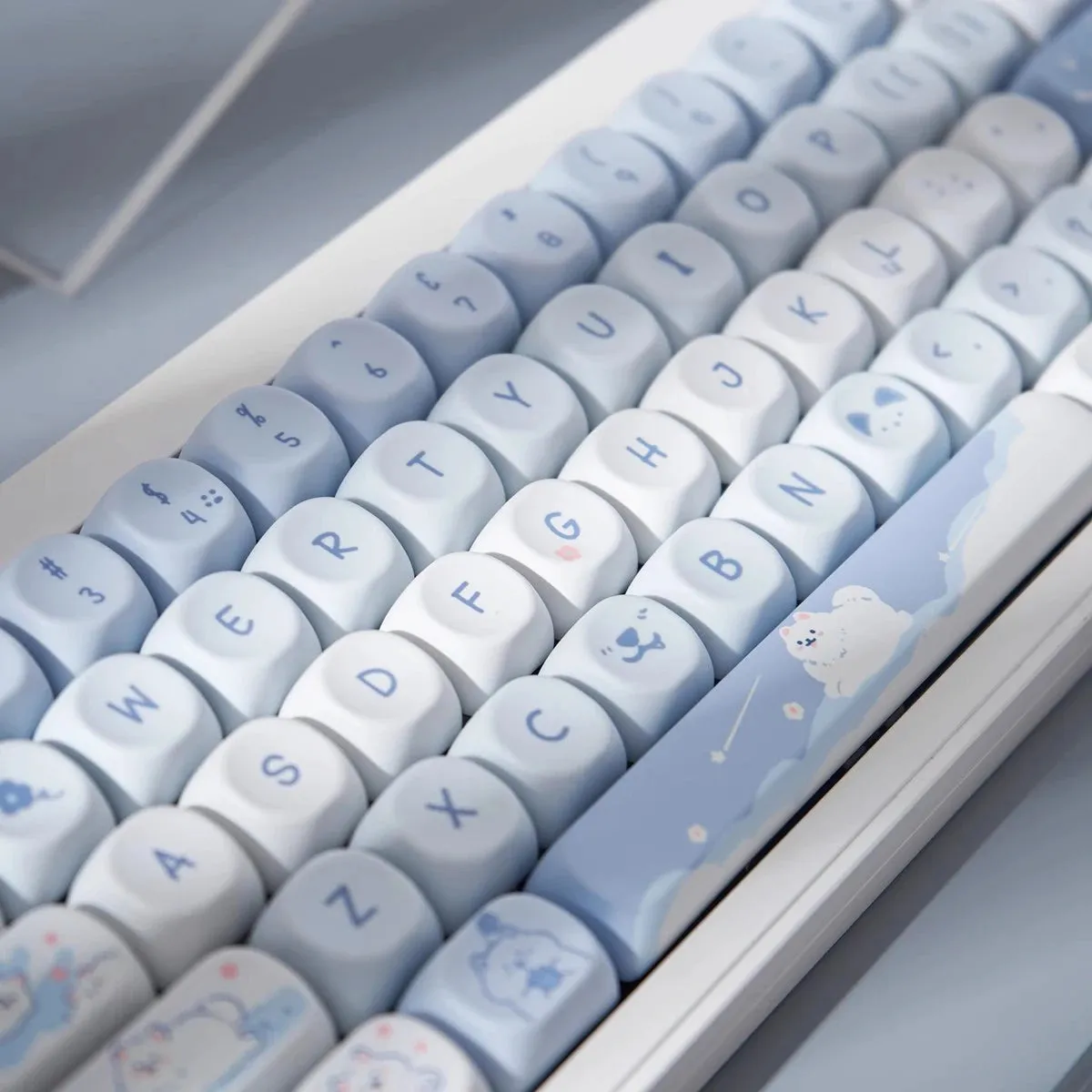 95 Keys Dessert Cat Pastel Kawaii KEYCAPS (No Keyboard)