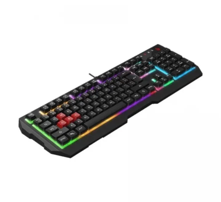 A4 Tech B135N Neon Wired Black Mechanical Gaming Keyboard