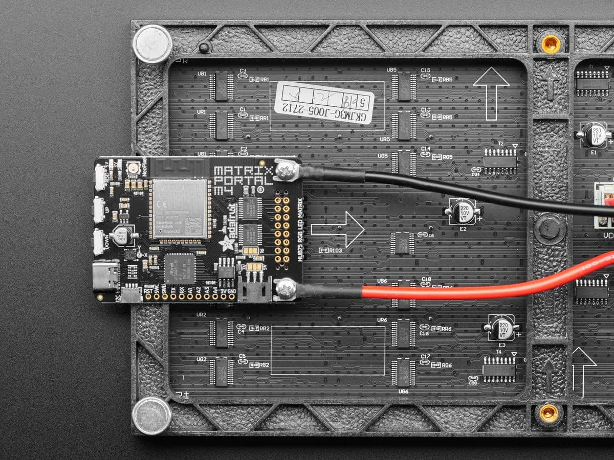 Adafruit Matrix Portal - CircuitPython Powered Internet Display
