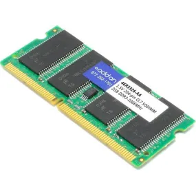 AddOn AA1333D3S9/2G x1 Lenovo 46R3326 Compatible 2GB DDR3-1066MHz Unbuffered Dual Rank 1.5V 204-pin CL7 SODIMM 46R3326-AA
