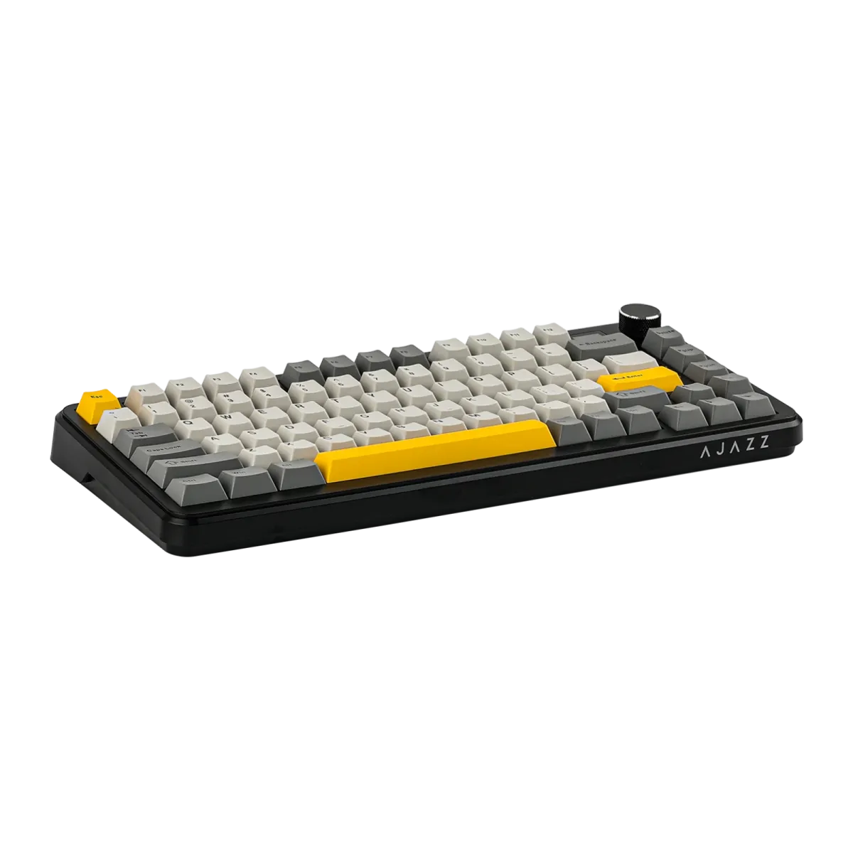 Ajazz AK820 MAX Black-Gray-Yellow Magnetic keyboard RGB With Screen Wired&Wireless(Magnetic switch)