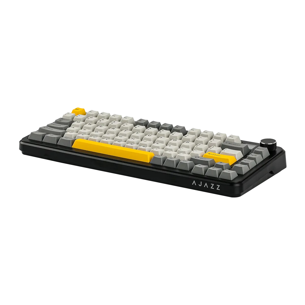 Ajazz AK820 MAX Black-Gray-Yellow Magnetic keyboard RGB With Screen Wired&Wireless(Magnetic switch)