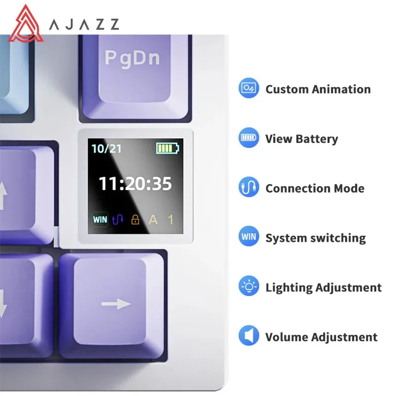 AK820 RGB Tri-Mode Wireless Mechanical Gaming Keyboard