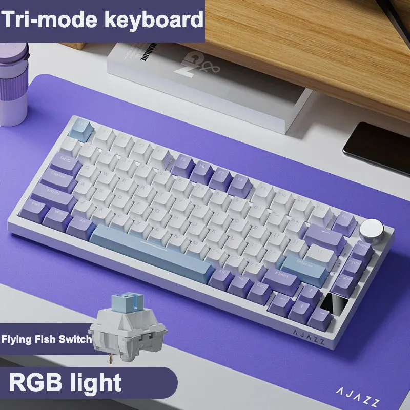 AK820 RGB Tri-Mode Wireless Mechanical Gaming Keyboard