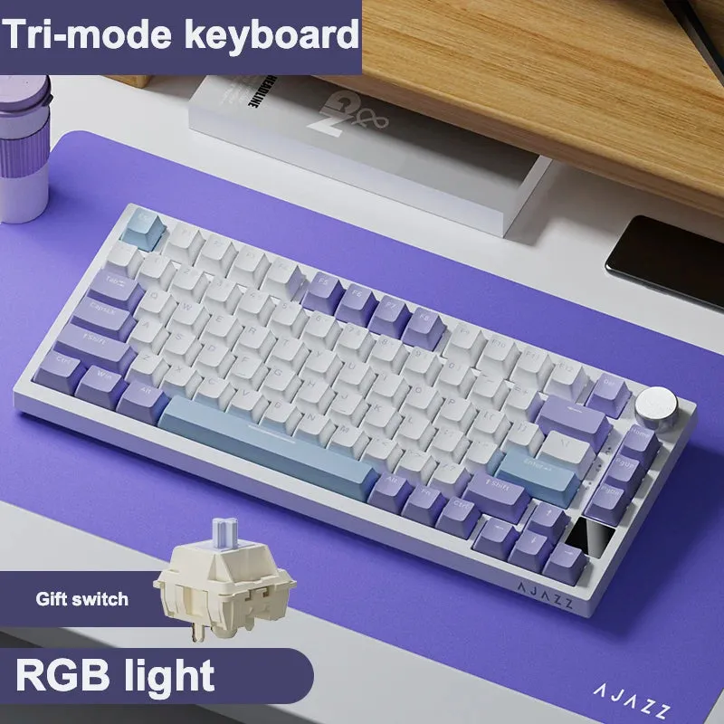 AK820 RGB Tri-Mode Wireless Mechanical Gaming Keyboard