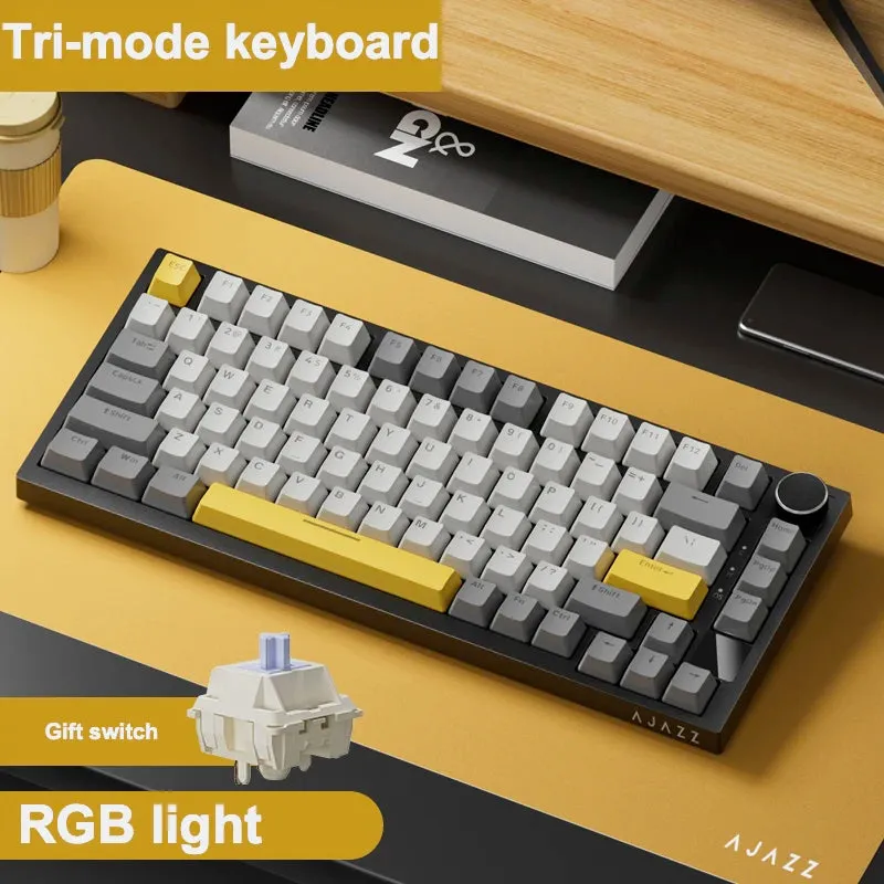 AK820 RGB Tri-Mode Wireless Mechanical Gaming Keyboard