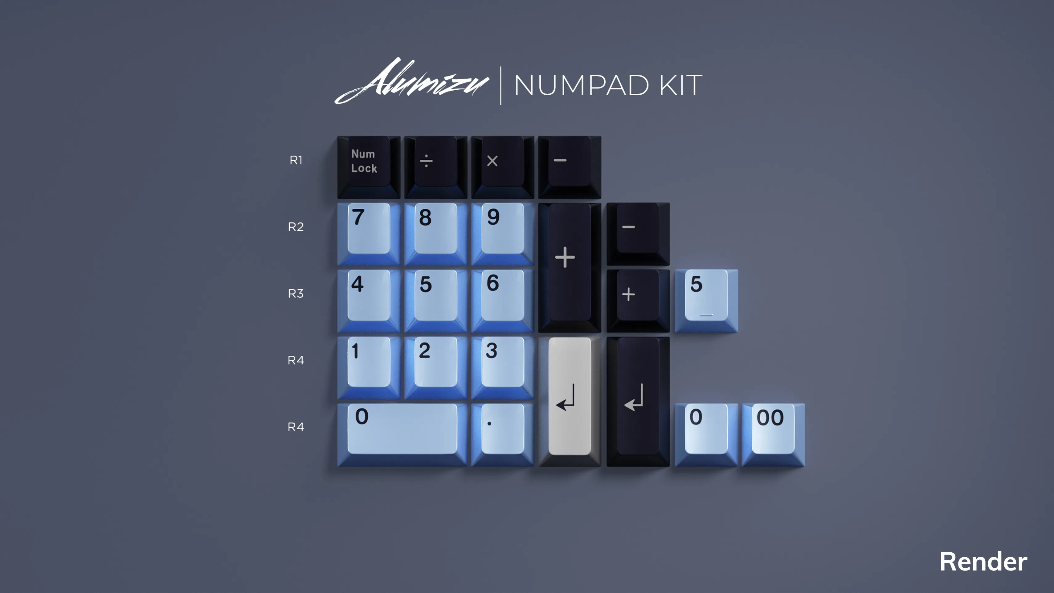 AluMizu Keycaps