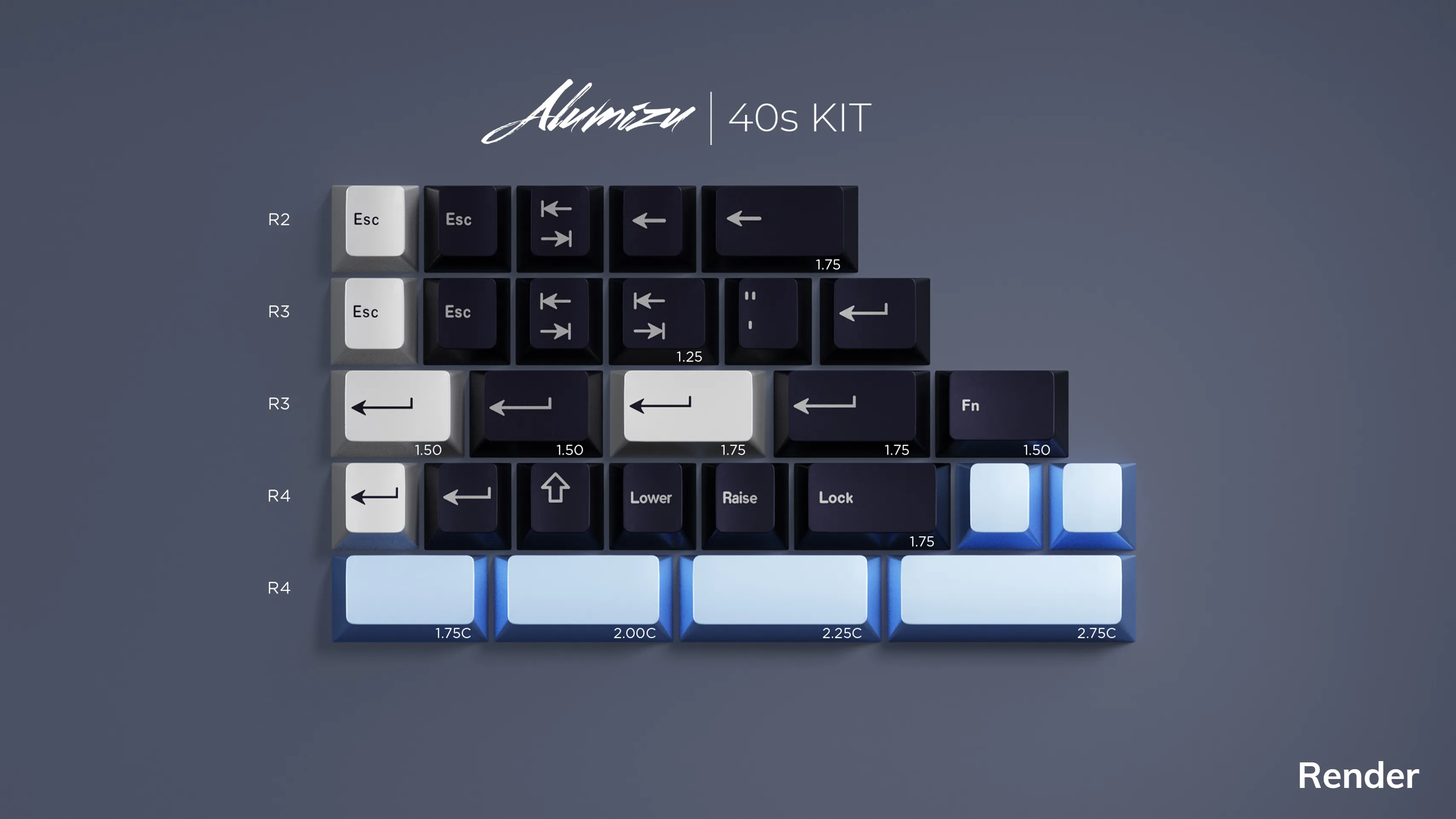 AluMizu Keycaps