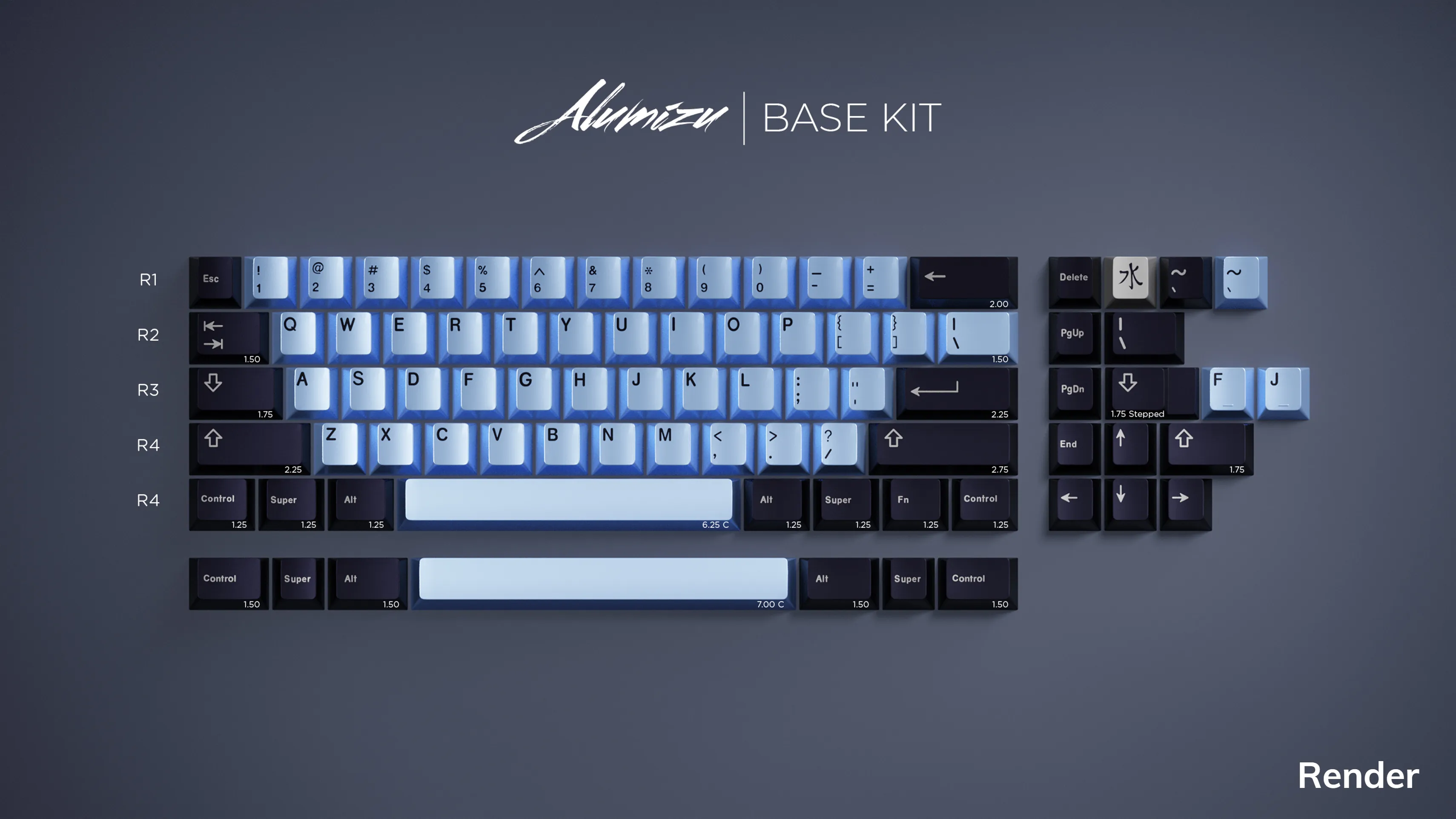 AluMizu Keycaps