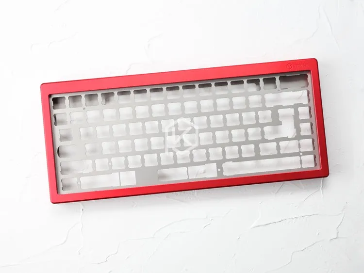 Anodized Aluminium case for eepw84 xd84 custom keyboard tempered glass panels diffuser can support Rotary brace supporter