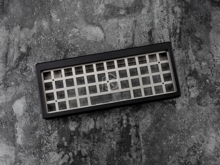 Anodized Aluminium case for jj40 40% custom keyboard acrylic panels acrylic diffuser jj40 Rotary brace supporter for planck