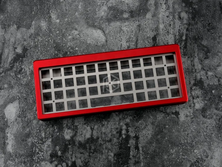 Anodized Aluminium case for jj40 40% custom keyboard acrylic panels acrylic diffuser jj40 Rotary brace supporter for planck