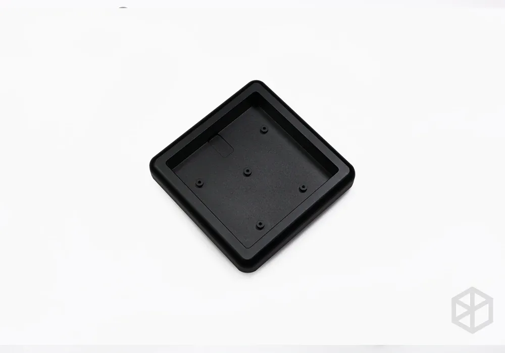 Anodized Aluminium cubic case for bm16a keyboard acrylic panels stalinite diffuser can support Rotary brace supporter