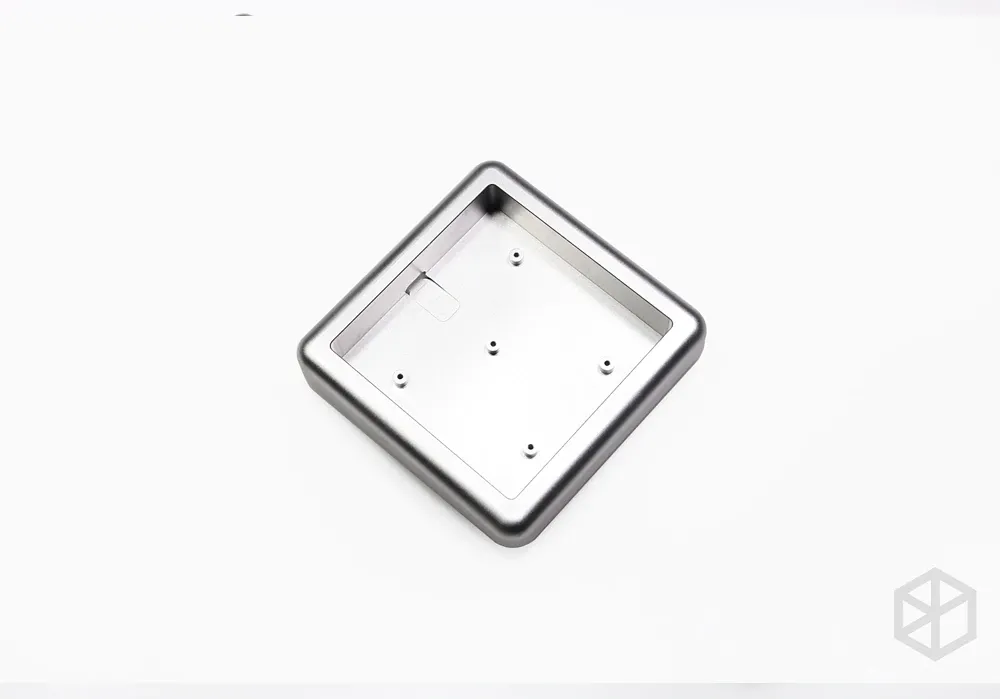 Anodized Aluminium cubic case for bm16a keyboard acrylic panels stalinite diffuser can support Rotary brace supporter