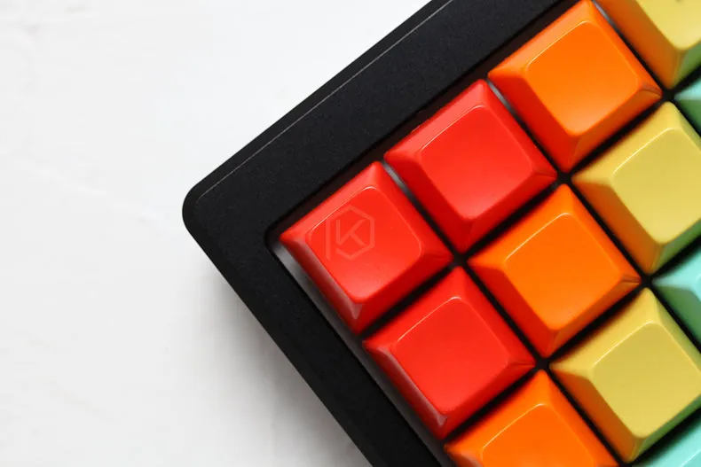 Anodized Aluminium cubic case for jj4x4 jj4 custom keyboard acrylic panels stalinite diffuser can support Rotary brace supporter