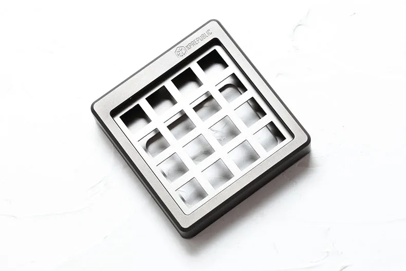 Anodized Aluminium cubic case for jj4x4 jj4 custom keyboard acrylic panels stalinite diffuser can support Rotary brace supporter