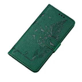 Anymob Huawei Honor Green Leather Cases Flip Wallet Cover Phone Cover Protection