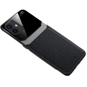 Anymob iPhone Black Anti-drop Pattern Phone Case Leather Back Cover