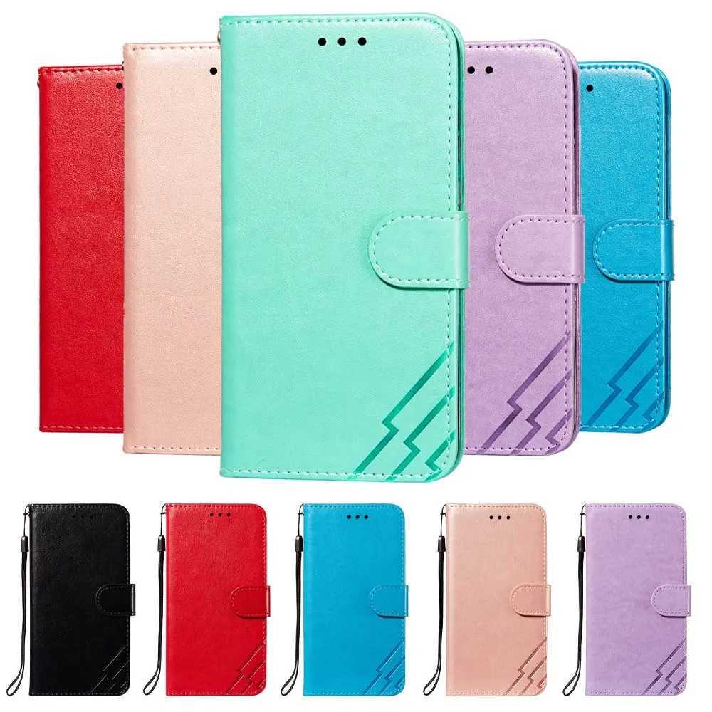 Anymob iPhone Black Flip Leather Phone Case Wallet Cover