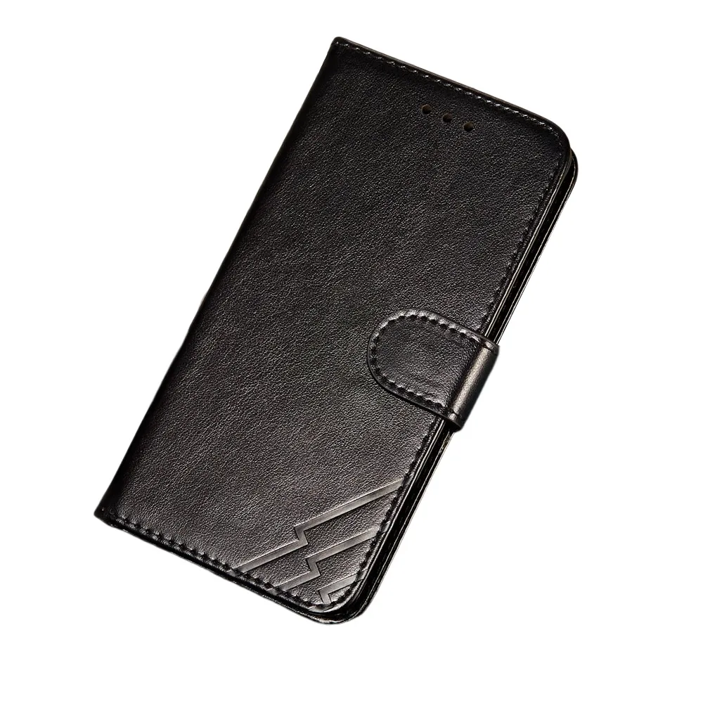 Anymob iPhone Black Flip Leather Phone Case Wallet Cover