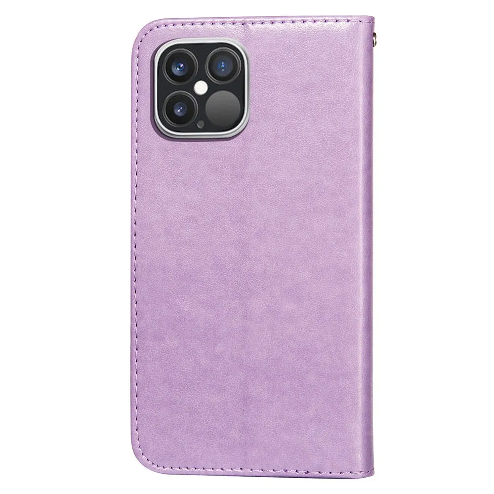 Anymob iPhone Black Flip Leather Phone Case Wallet Cover