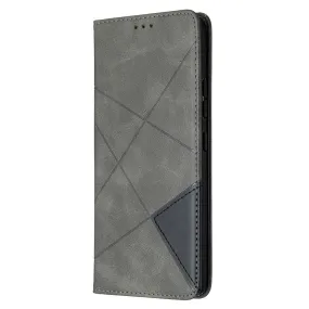 Anymob iPhone Case Gray Flip Wallet Luxury Vintage Business Leather Magnetic Phone Bag