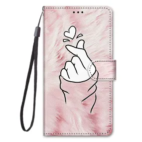 Anymob iPhone Case Oppa Pink Lovely Cartoon Cat Phone Bag Flip Wallet Leather Protection Cover
