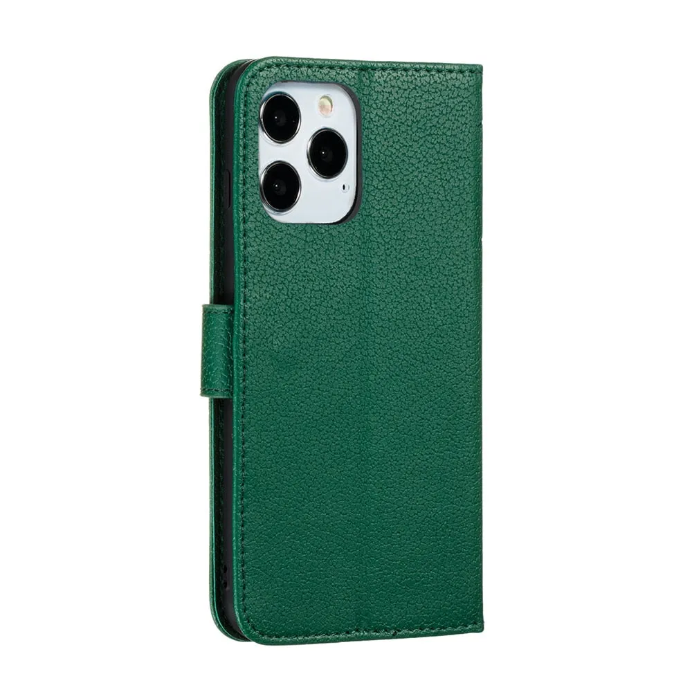 Anymob iPhone Case Red Bird Feather Leather Flip Cell Wallet Cover