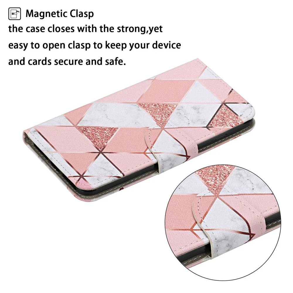 Anymob iPhone Stars Flip Leather Phone Case With Wallet Slot Cases Cover