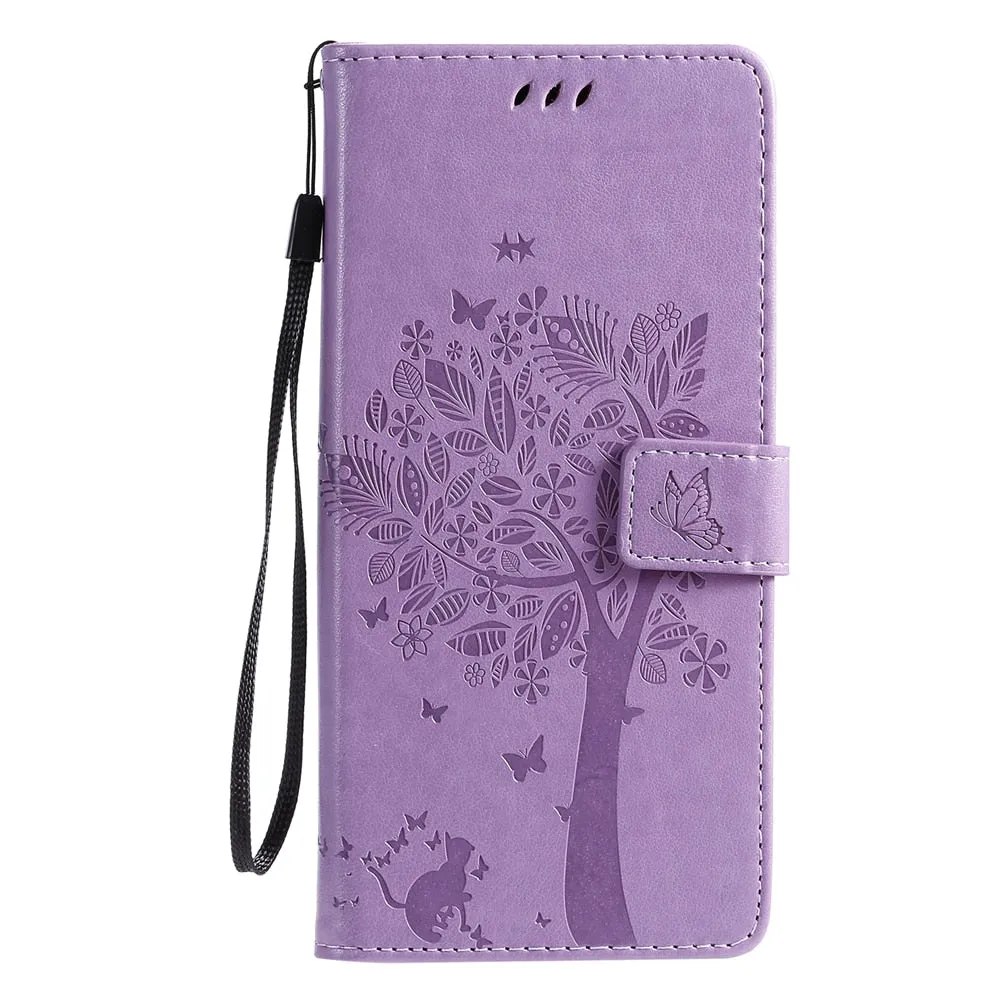 Anymob Samsung Dark Blue Leather Flip Case Cover Phone Bag Shell Cover