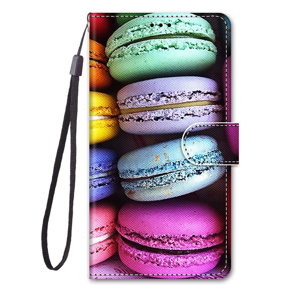 Anymob Samsung Multicolor Waffle Phone Case Magnetic Flip Leather Card  Wallet Cover
