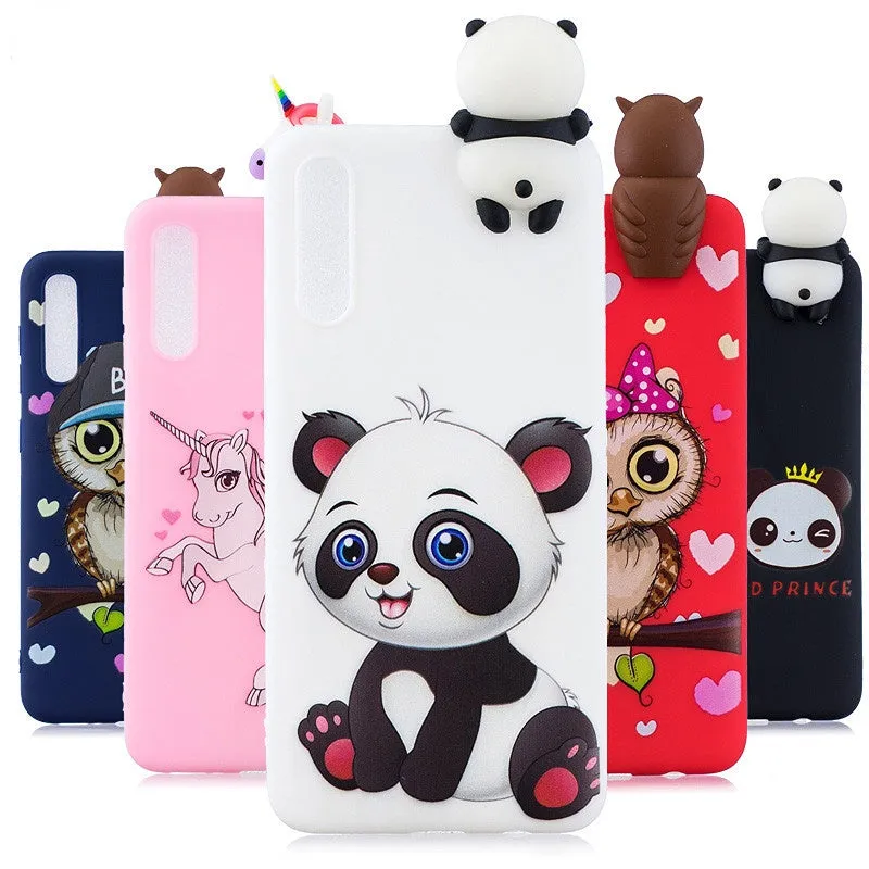 Anymob Samsung Red Owl Silicone Case Animal Back Cover