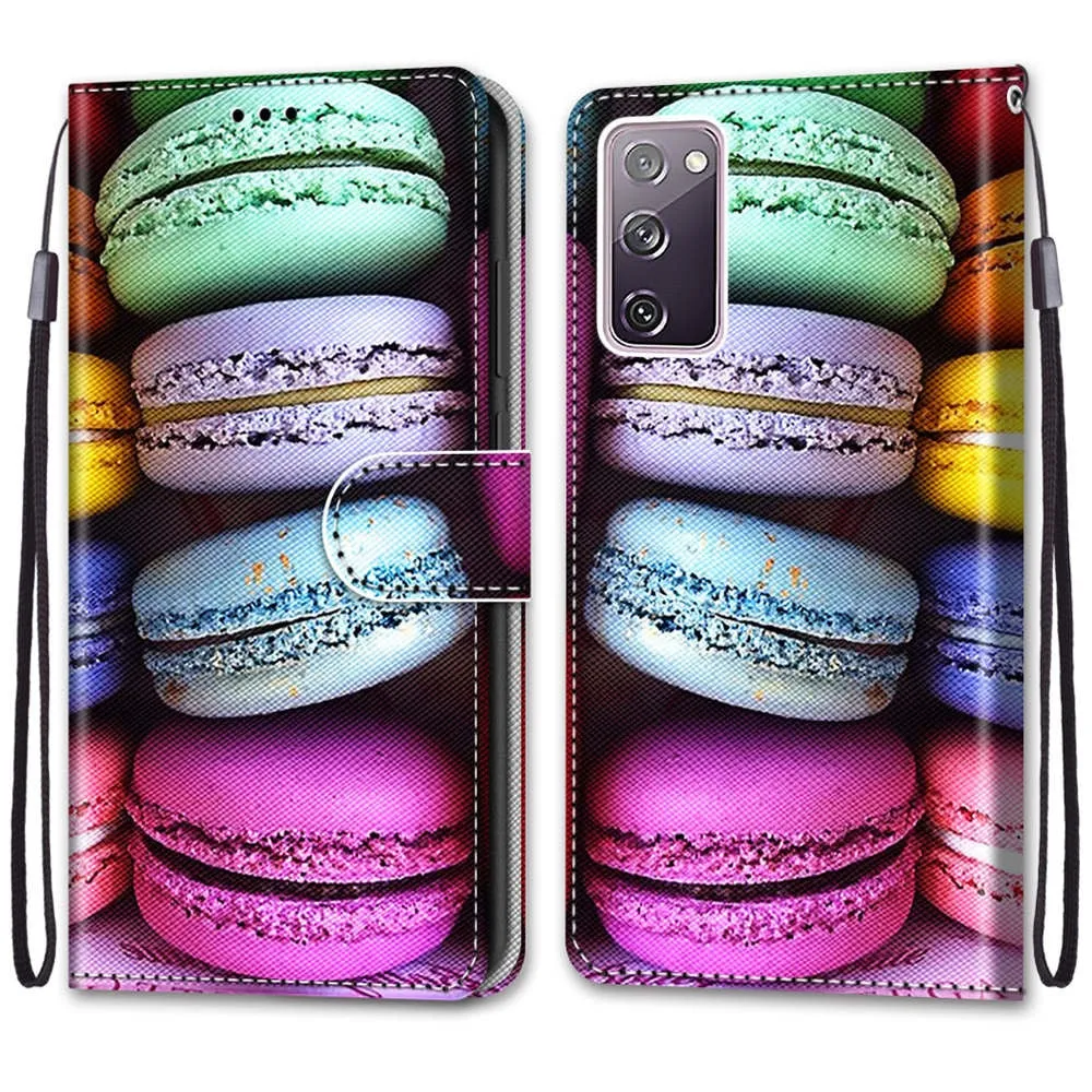 Anymob Samsung Thug Cat Phone Case Magnetic Flip Leather Card  Wallet Cover