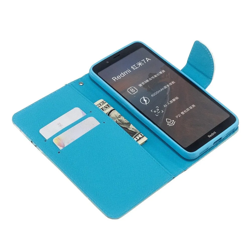 Anymob Xiaomi Redmi Leather Case Flip Fashionable Balloons Cover Wallet