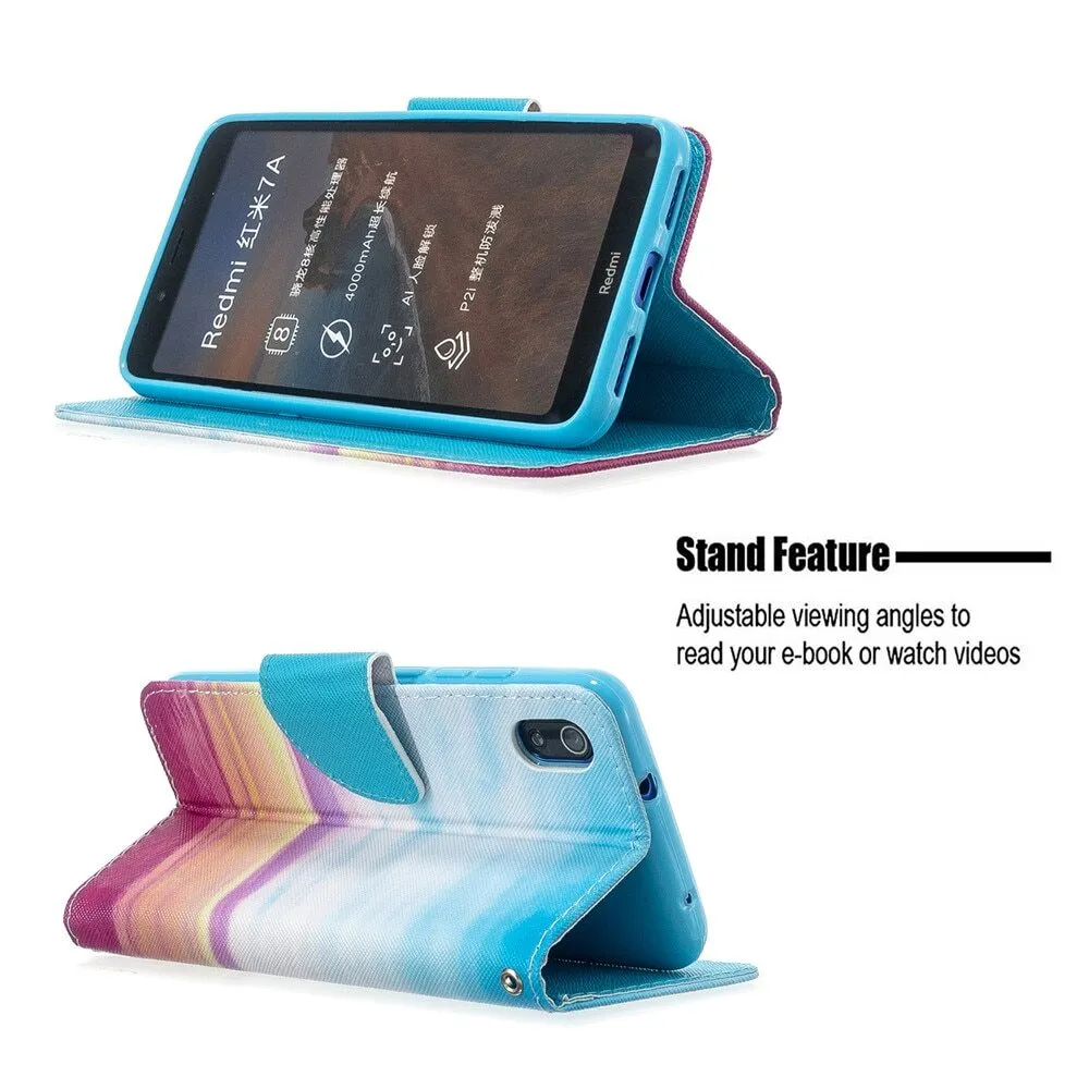 Anymob Xiaomi Redmi Leather Case Flip Fashionable Balloons Cover Wallet
