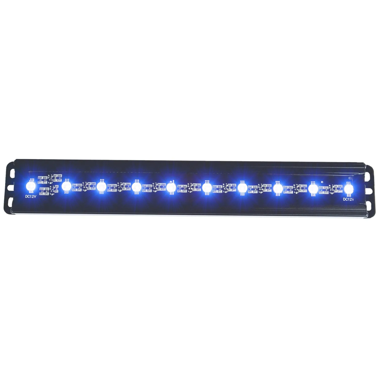 Anzo USA 861150 Slimline LED Light Bar; 12 in.; 10 LEDs; Blue LEDs;