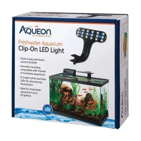 Aqueon® Freshwater Aquarium Clip-on LED Light 8 X 7 X 4.75 Inch