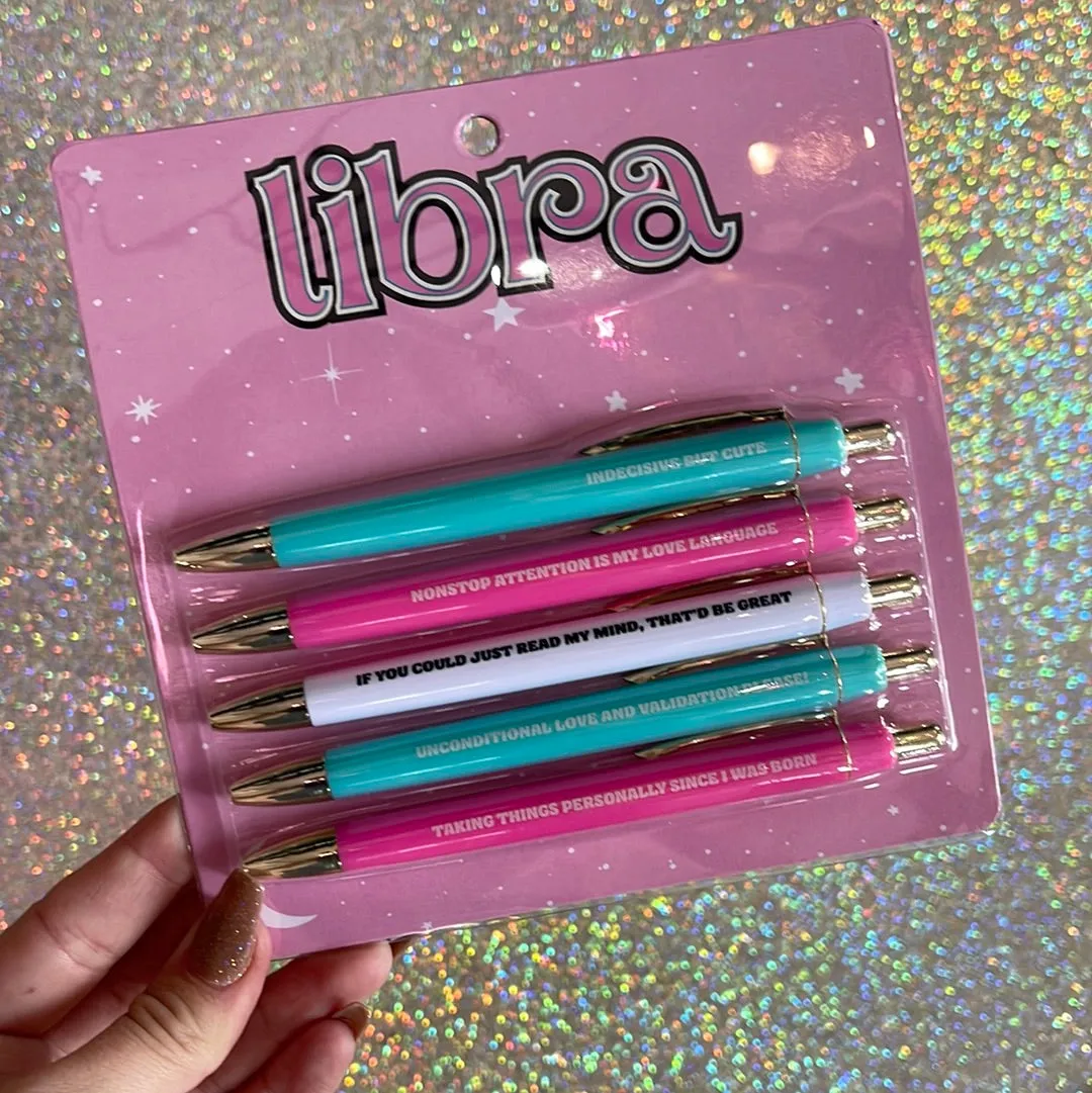astrology zodiac pen sets