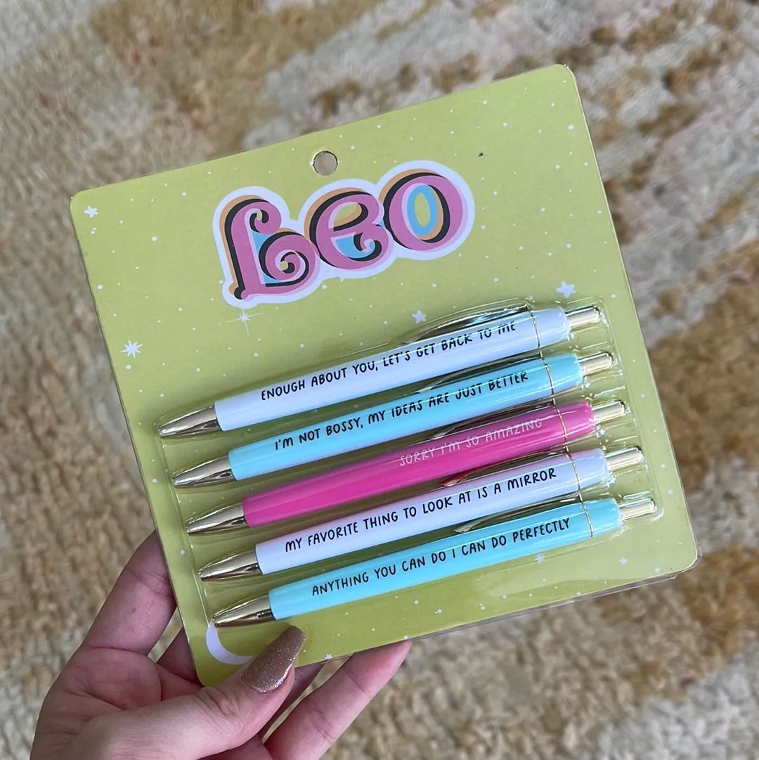 astrology zodiac pen sets