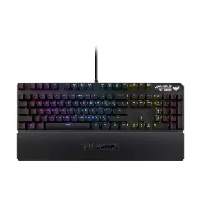 ASUS TUF Gaming K3 NKRO RGB Mechanical Keyboard with 8 Programmable Macro Keys and Aura Sync RGB Lighting